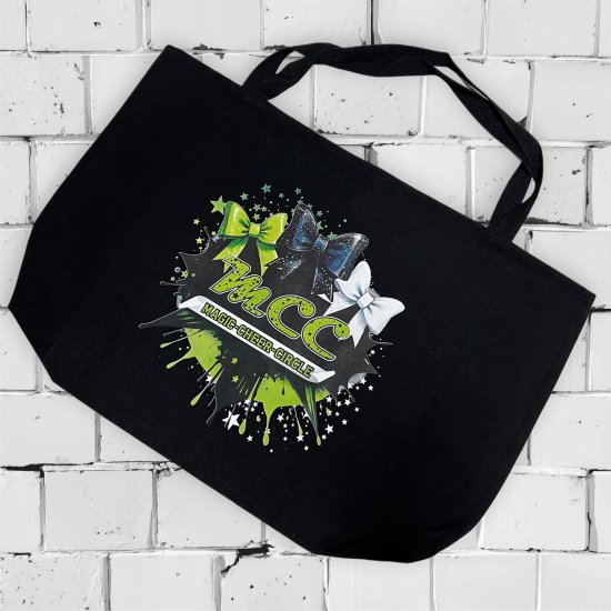 Tasche Leinenbeutel groß Design 3Bows